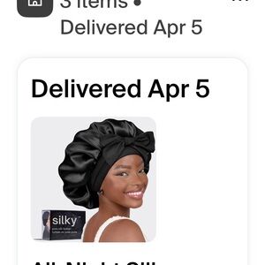 Black and Teal Hair Bonnet for hair protection
